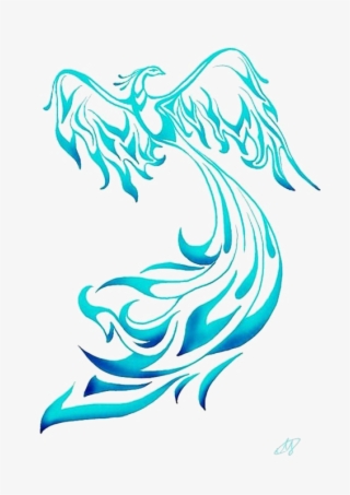 Body Tattoo Elements Art Phoenix Idea Piercing Clipart - Phoenix Tattoo Blue