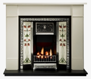 Deborah Vincent Gallery - Cast Iron Art Nouveau Fireplace