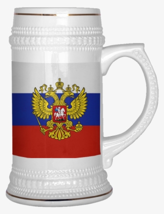 Russian Coat Of Arms 22oz Beer Stein, Beer Mug - Funny Beer Stein