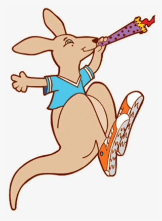 Kangaroo Clipart Bounce - Bouncing Kangaroo