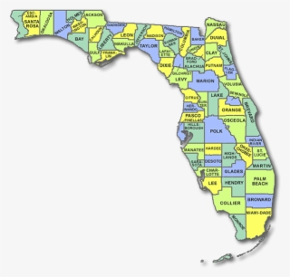 Florida County Map - Map Of Florida