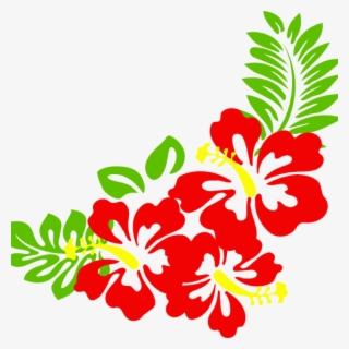 Hawaiian Border Clip Art Hawaiian Flower Clip Art Borders - Hawaiian Flower Border Clipart
