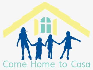 Casa De Amparo Is Hosting An Open House And Supply - Children Holding Hands Silhouette