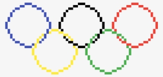Olympic Rings - Kansas City Chiefs Pixel Art