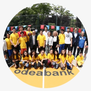 Odeabank Renovated A Basketball Court With The 3 Points - Wall Clock