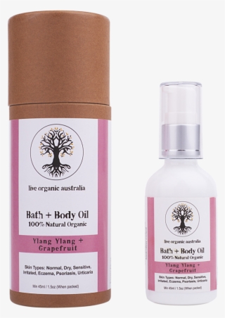 Organic Body Oil-ylang Ylang & Grapefruit