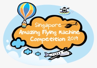 Safmc Official Logo - Singapore Amazing Flying Machine Competition