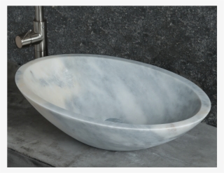 London Basin Bardiglio Marble - Bathroom Sink