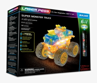 Laser Peg 6in1 Monster Truck - Laser Pegs Spider