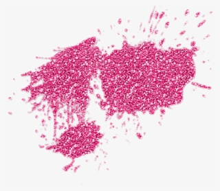 #mq #pink #glitter #splash #diamond - Brush Strokes Glitter Png