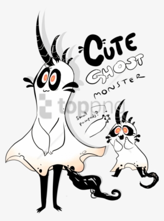 Free Png Cute Ghost Art Png Image With Transparent - Cute Ghost Art
