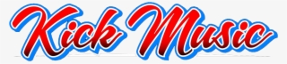 Kick Music Logo - Electric Blue