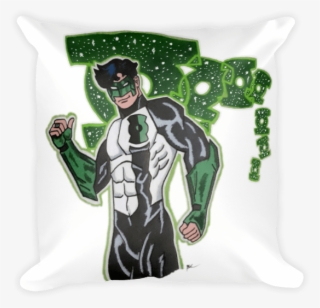 Green Lantern Square Pillow - Throw Pillow