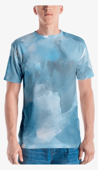 Baby Blue Watercolor T Shirt T Shirt Zazuze - Ddlb Clothes