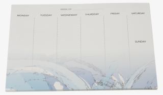 weekly planner pad desktop calendar - paper