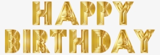 Download Similars - Happy Birthday Gold Png