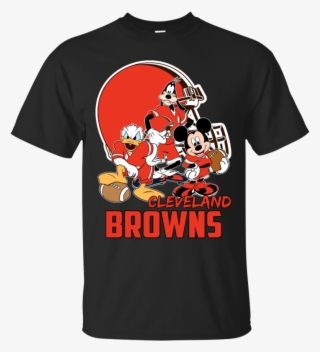Disney Mickey, Donald And Goofy Are Browns Fan Funny - Motley Crue Girls Girls Girls Logo