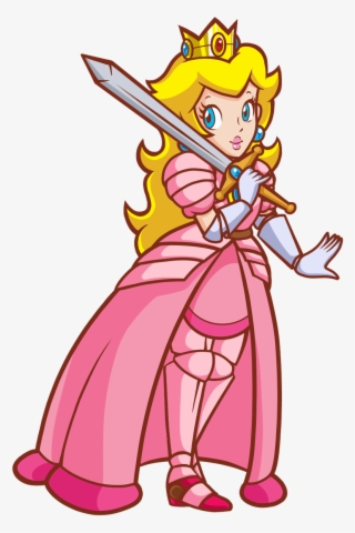 Princess Peach Clipart Happy - Cartoon