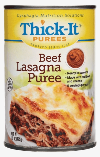 Thick-it Beef Lasagna Puree 15 Oz Can - Lasaña A La Boloñesa