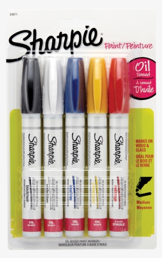 Sharpie® Paint Markers Medium Tip Assorted Colours - Sharpie Paint Markers