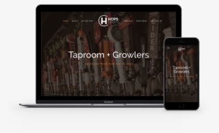 Hops Crafts Squarespace Development - Smartphone