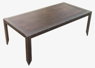 Modern Industrial Coffee Table - Table Png Side View