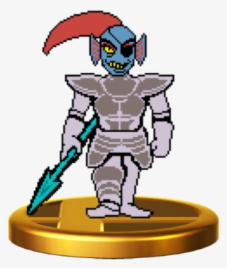 Undyne Is A Non-playable Character In Smash Bros Lawl - Cartoon