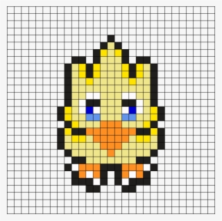 Chocobo Ff Perler Bead Pattern - Undertale Temmie Pixel Art