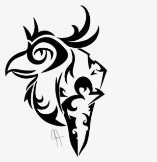 Chocobo Tribal Tattoos 5 By Lisa - Final Fantasy Tribal Tattoo