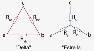 File - Transformacion Delta-estrella - Svg - Delta And Star