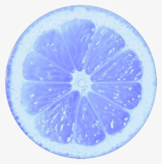 ##circle #limon #blue #circulo #png #tumblr #colors - Lemon Slices Png