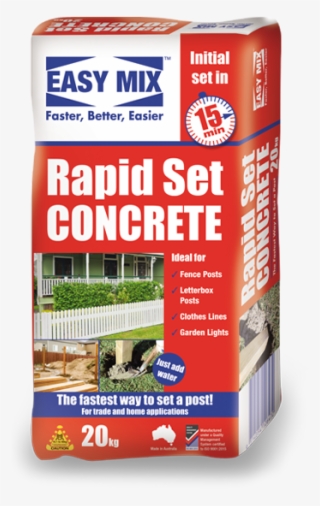 Easy Mix Rapid Set Concrete - Grass