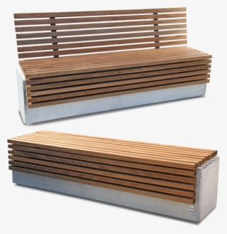 Lithos-wood , Wood And Concrete Bench - Bench Wood Concrete Details