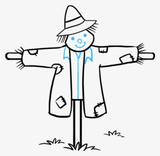 How To Draw Scarecrow - Step By Step Scarecrow Drawing