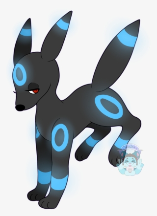 Some Art I Drew Of An Umbreon The Other Day - Cartoon