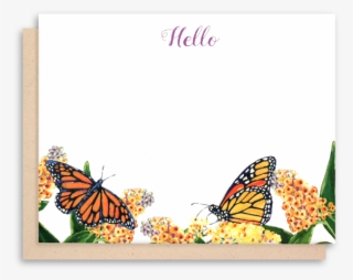 Monarch Butterfly Flat Note Cards - Monarch Butterfly