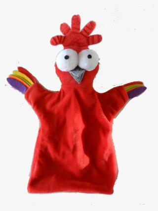 Funky Chicken Hand Puppet - Stuffed Toy