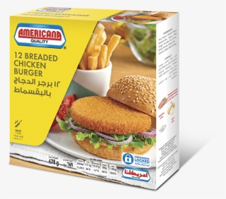 Chicken Burger 12pcs 678g - Chicken Burger Americana