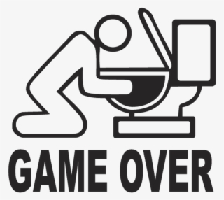65298 Jdm Game Over - Game Over Sticker