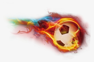 Fifa Wallpaper Cup Fire Football Player World Clipart - Fire Football Png