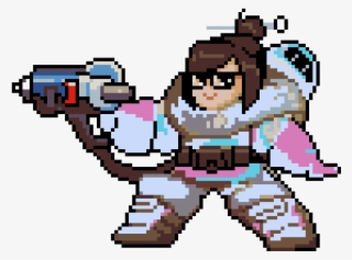 Mei Snow Plum - Overwatch Mei Pixel Spray