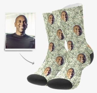 Custom Socks - Money - Sock