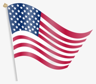 Free Flag Banner Clipart Transparent - American Flag Clip Art Transparent