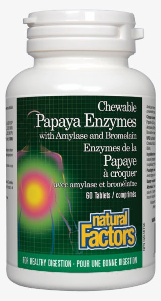 Chewable Papaya Enzymes With Amylase And Bromelain