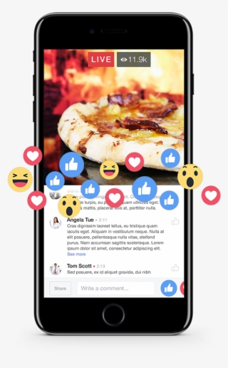 Facebook Live Reactions Poll - Smartphone