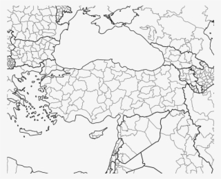 White Map Of Turkey