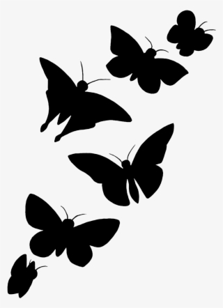 Butterfly Silhouette Butterfly Silhouette - Portable Network Graphics