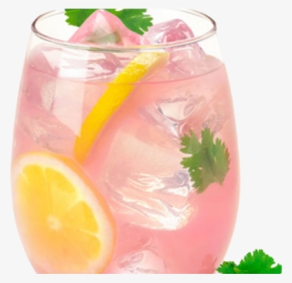 Drink Clipart Strawberry Lemonade - Glass Of Pink Lemonade