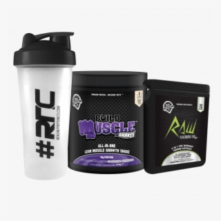 Muscle Shakes Build Starter Pack - Water Bottle
