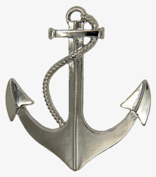 Anchor Pin 3d, Silver - 3d Anchor Png